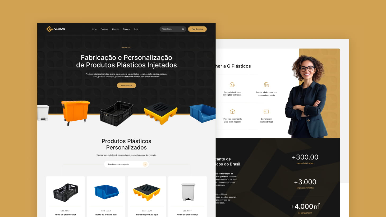 criação e desenvolvimento de sites gplasticos caxias do sul